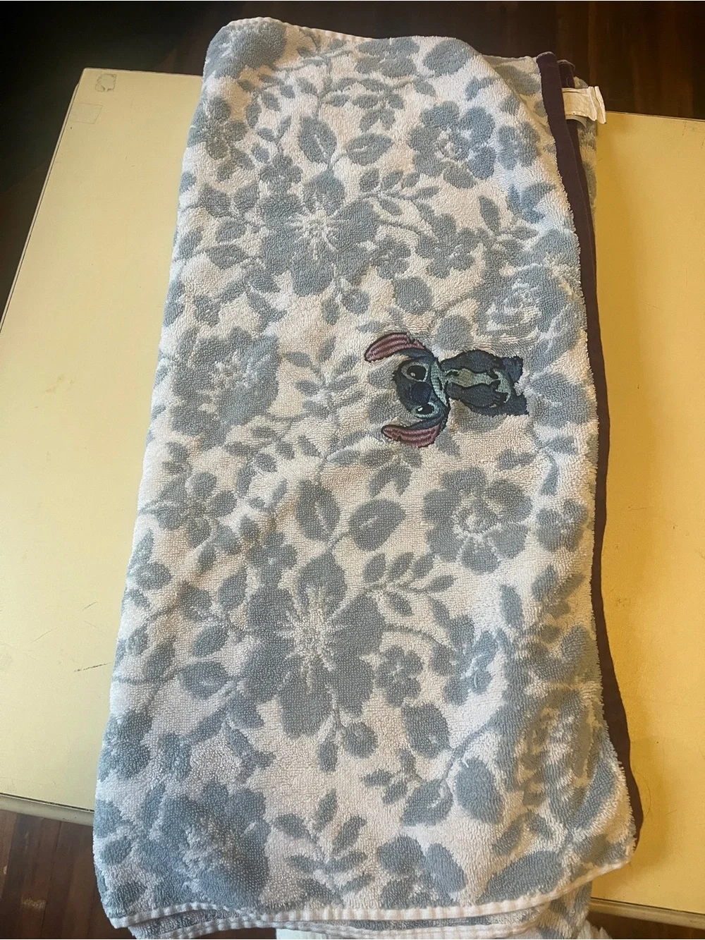 Disney Stitch Embroidered Towels from Boxlunch - Blue & White
